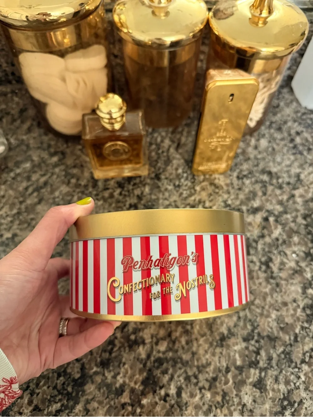 Unisex Penhaligon's Sweet Smelling Memories Holiday Tin - Green & Gold